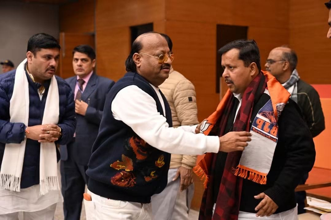 Pyarelal Gundecha with honorable public figure — Indian film producer, Yash Veera Films