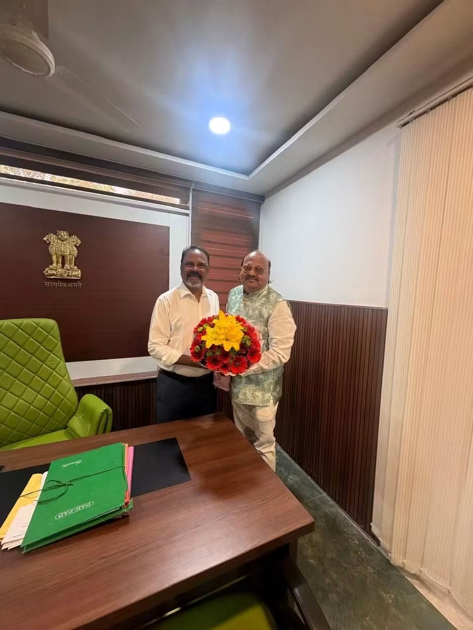 Pyarelal Gundecha honouring Indian public leader — Yash Veera Films producer, Chennai