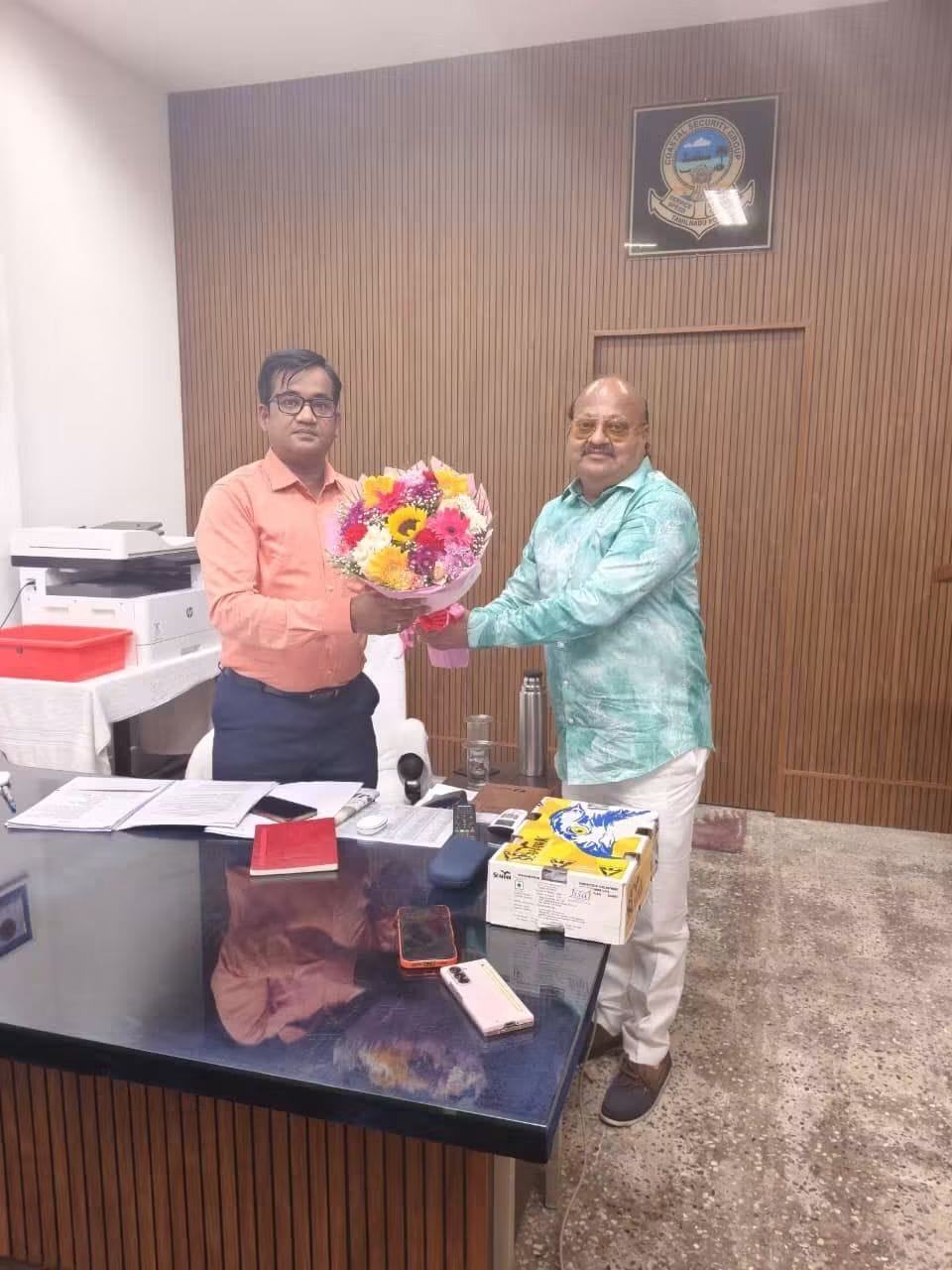 Pyarelal Gundecha with honorable guest — Yash Veera Films felicitation, Chennai